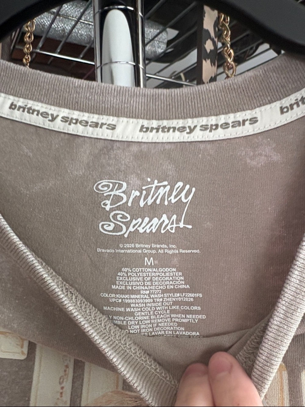 Britney Spears Graphic Tee crop top Y2K - Picture 5 of 6